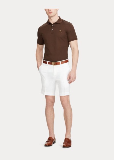 Calções Ralph Lauren Straight Fit Linen Homem 78650-BVFH